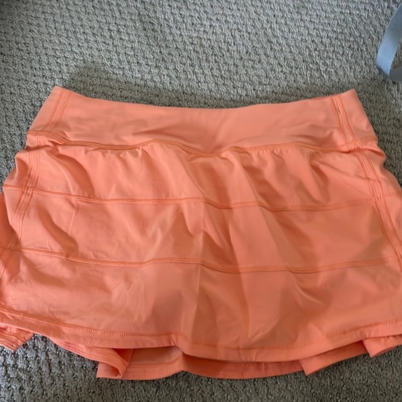 lululemon athletica Dresses & Skirts - Lululemon Orange Tennis Skirt
